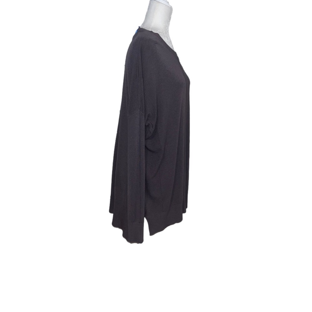 NWT Oversized split-hem Sweater, M/L - Picture 6 of 7